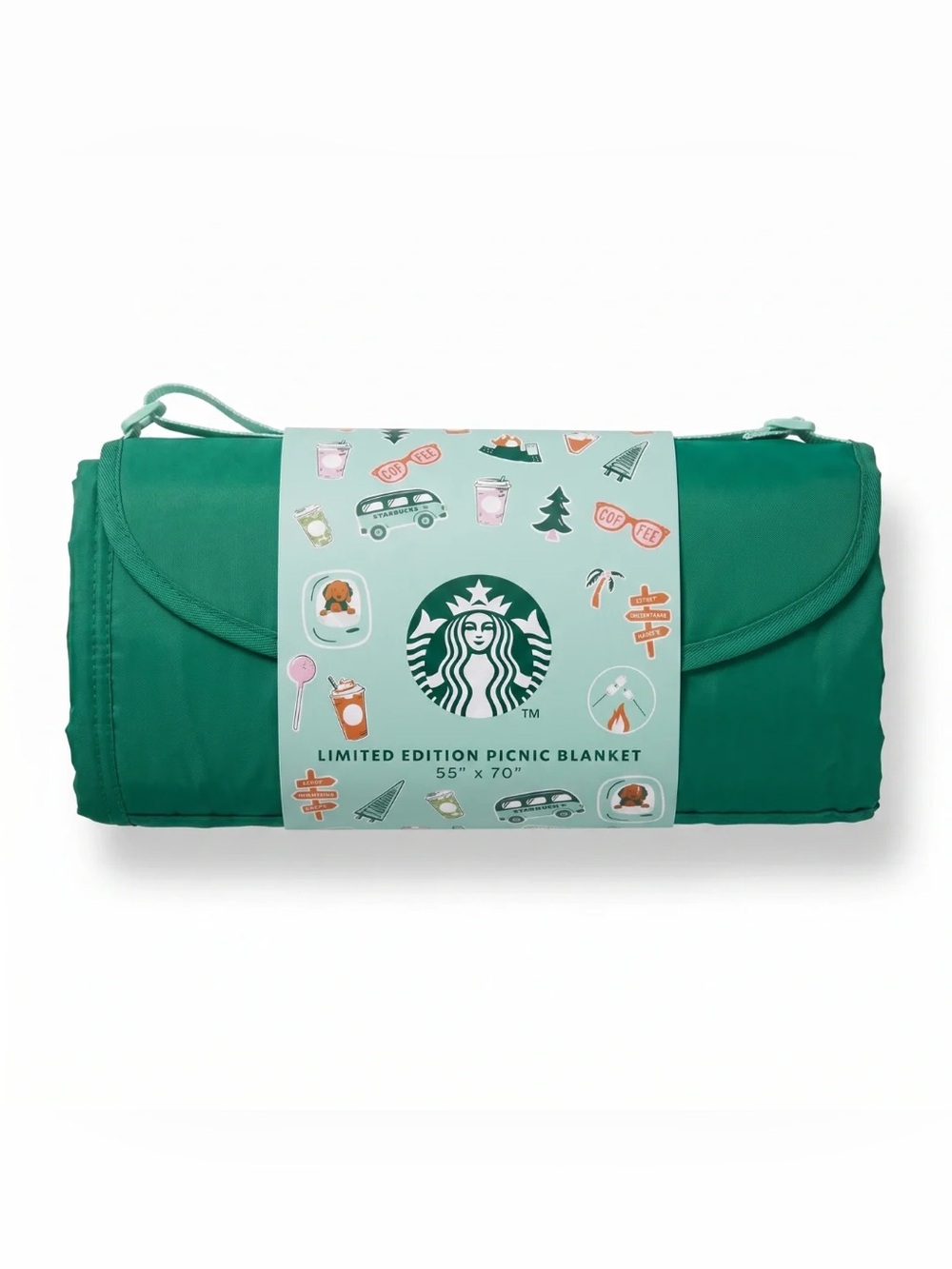 Starbucks Roadtrip Collection Picnic Blanket